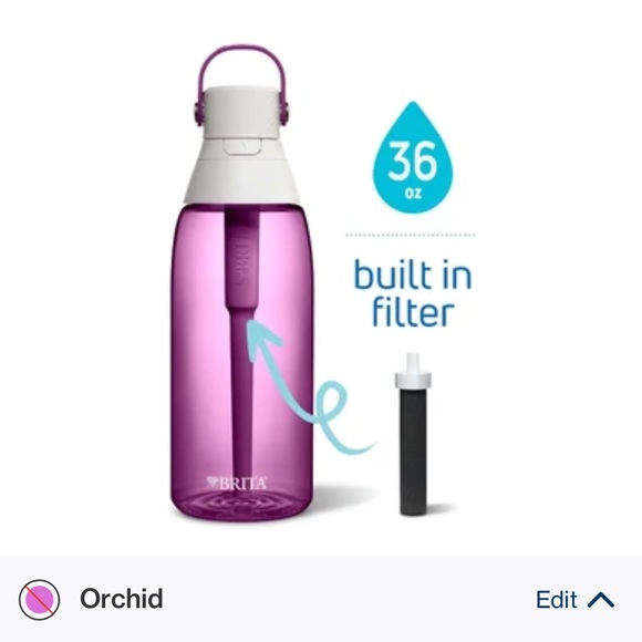 BRITA Premium Filtering Water Bottle - Hard Sided Plastic, 36oz - Picture 4 of 9